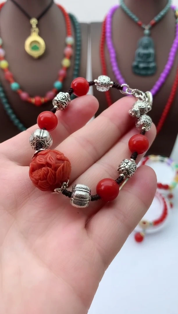 【闪购商品】翡翠手链银S925镶嵌S238手链