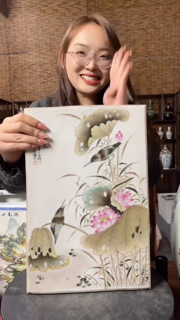 红星严选交流瓷器瓷板画