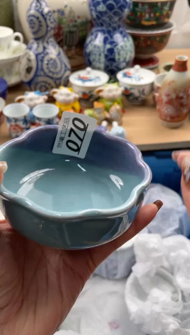 【闪购商品】瓷片070然曦海外工艺品18包邮