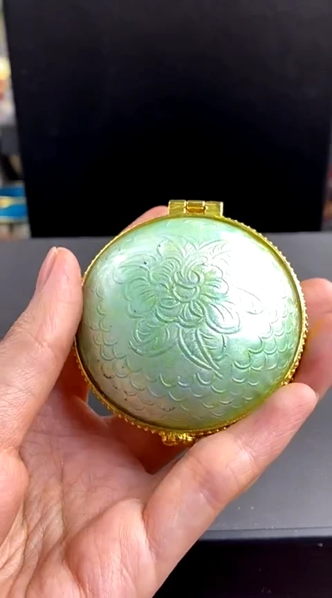 【闪购商品】非遗技艺 景泰蓝粉盒镜子