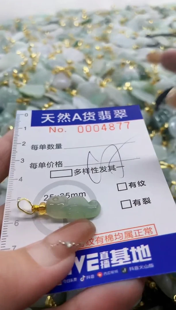 颈饰未镶嵌翡翠天然A货翡翠