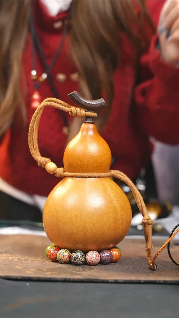 【闪购商品】WW195大漆酒葫芦不包手串及旋转底座
