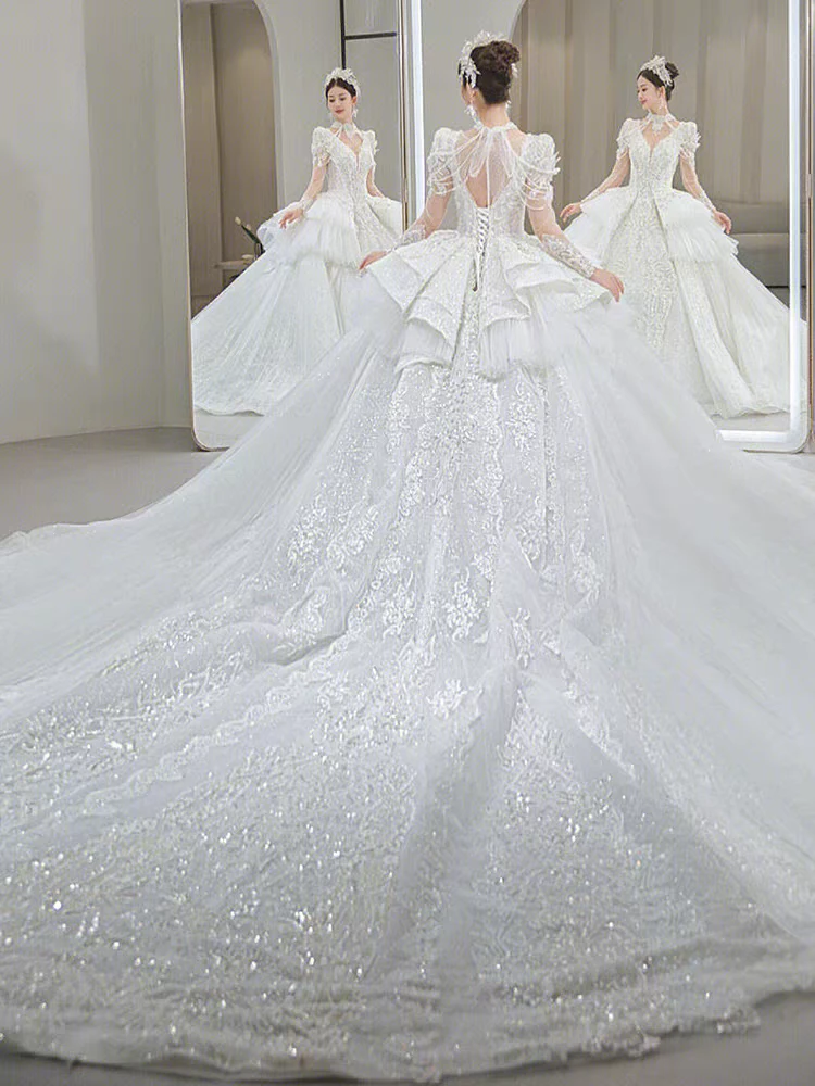 婚纱礼服秀禾 默认微瑕 no退no换