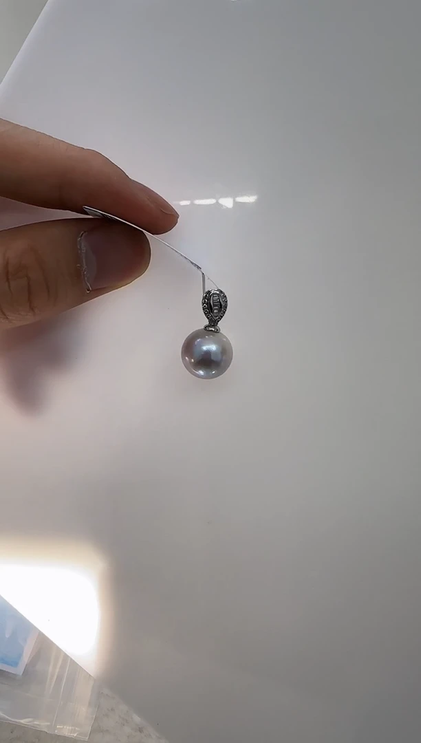 【闪购商品】淡水珍珠DA银S925镶嵌b580 吊坠