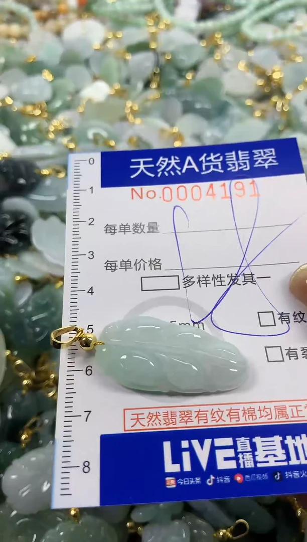 颈饰未镶嵌翡翠天然A货翡翠