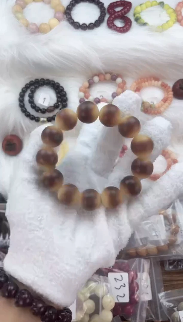 【闪购商品】白玉菩提手串炭烤1.6单圈手串240