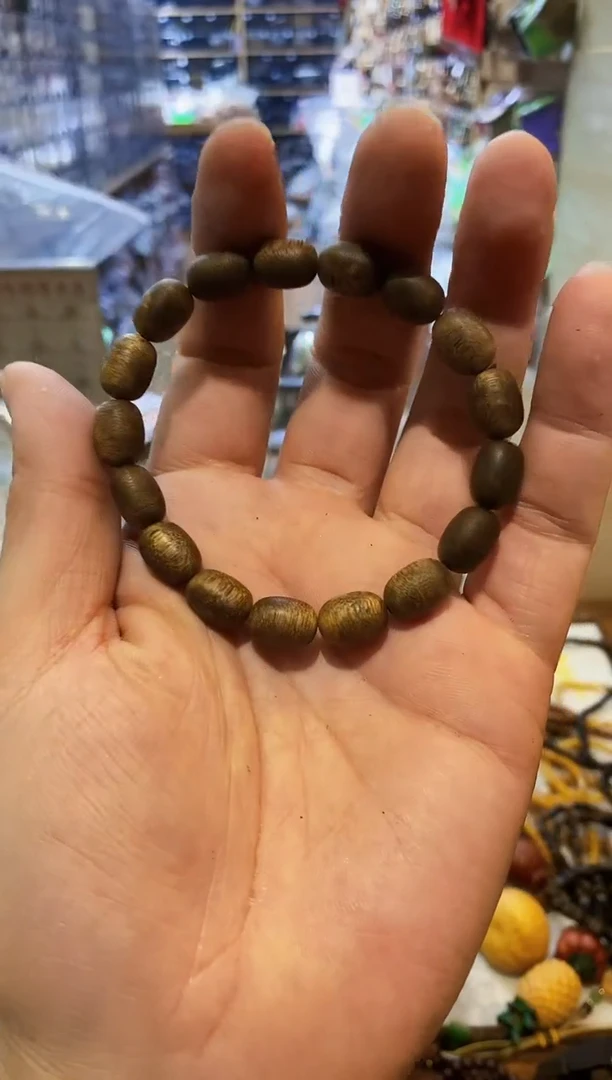 【闪购商品】非洲檀香手串/手链绿奇楠枣珠