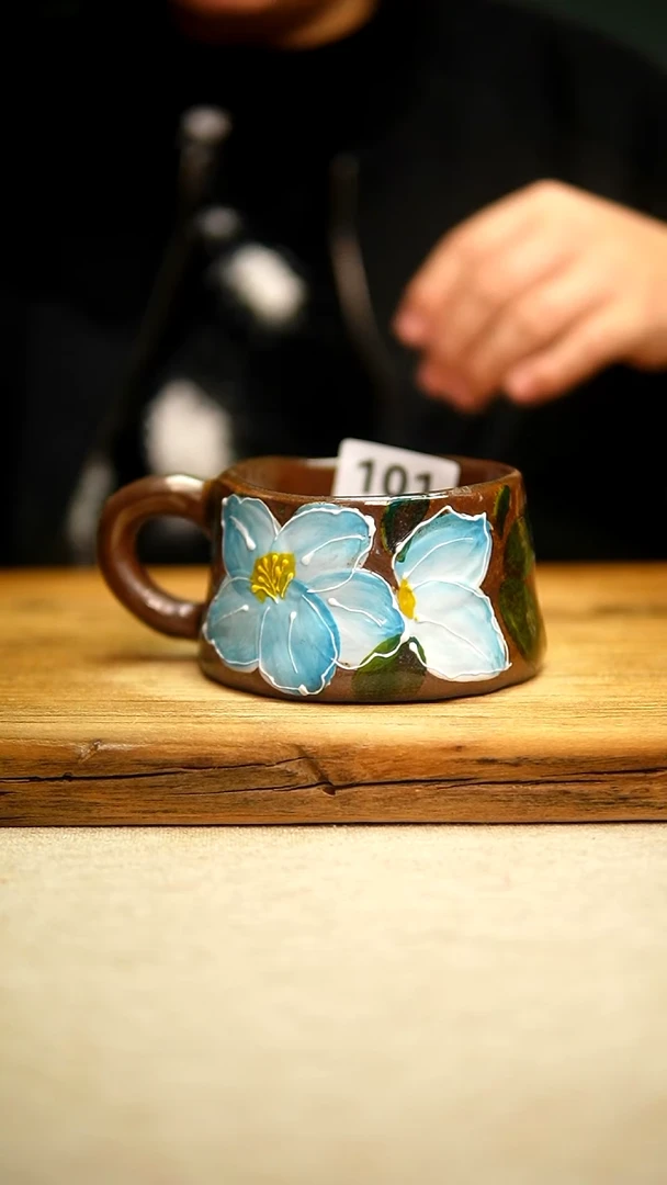 @@陶园瓷舍@@纯手工手绘@高温釉下彩