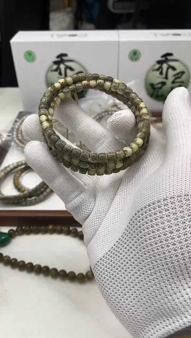 【闪购商品】星月菩提手串217 微氧化河豚108脖挂 7*6mm