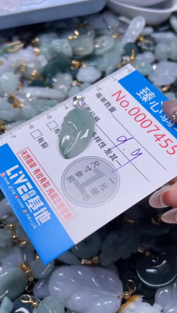 颈饰未镶嵌翡翠7455