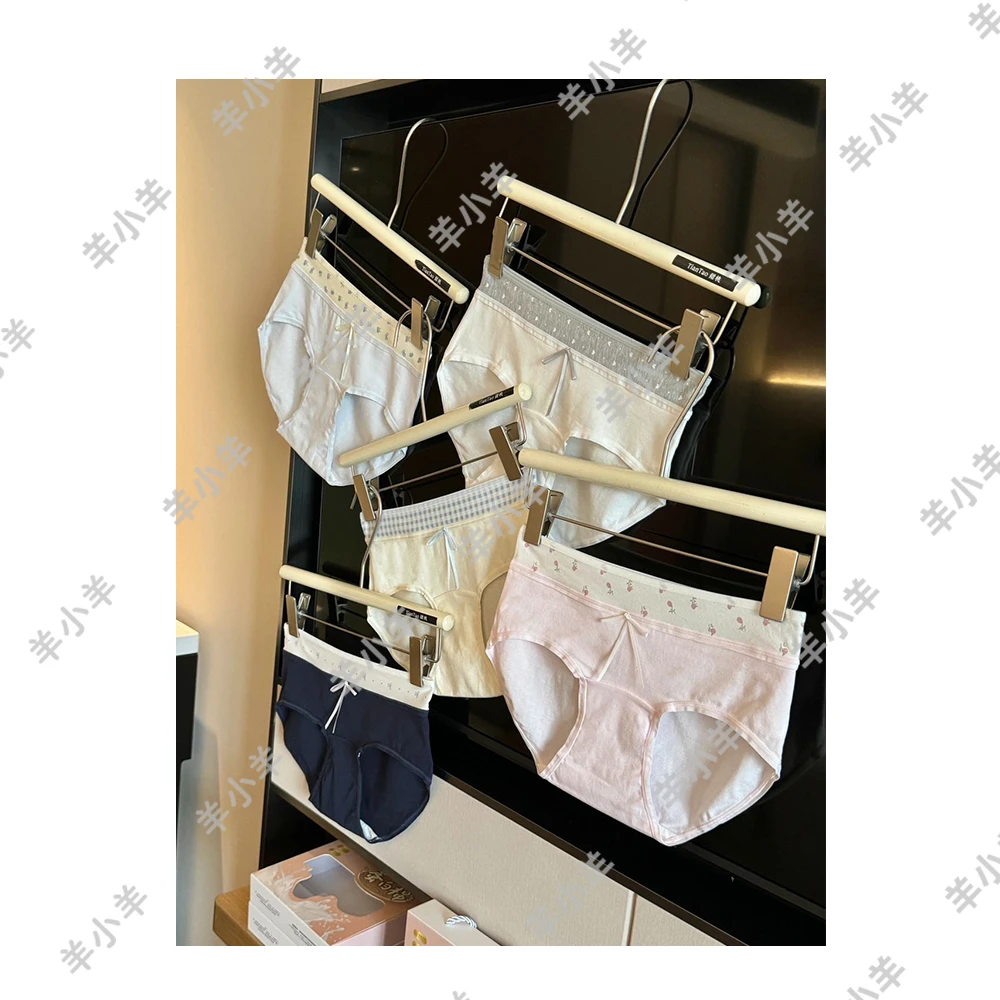 【羊小羊】可爱森系少女系纯棉薄款短裤透气印花欧若精灵风内裤261