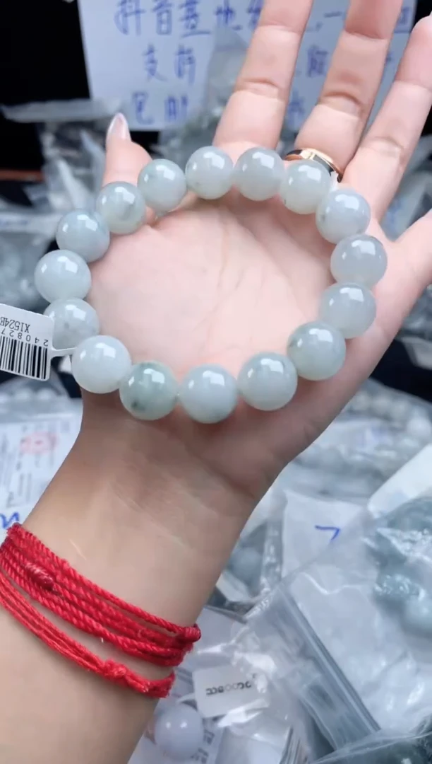 未镶嵌定制翡翠珠串