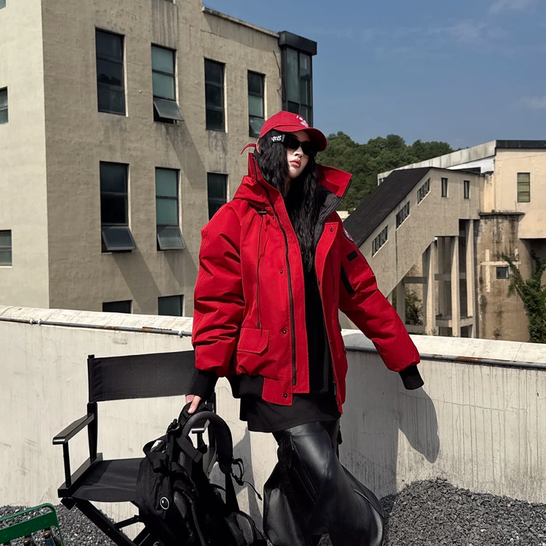 【D】2025 冬季新款潮流保暖立体充绒百搭羽绒服Y3071