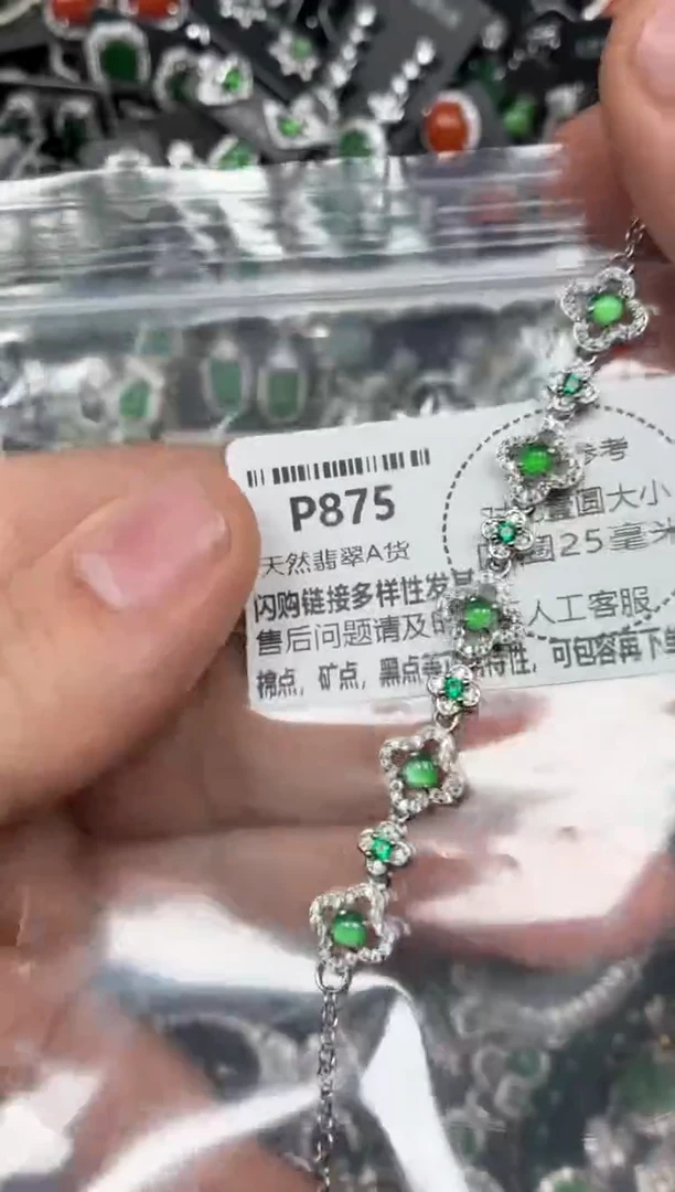 颈饰未镶嵌翡翠P875手链