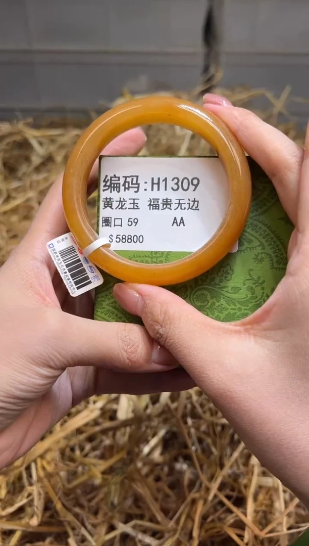 未镶嵌手镯石英质玉H1309