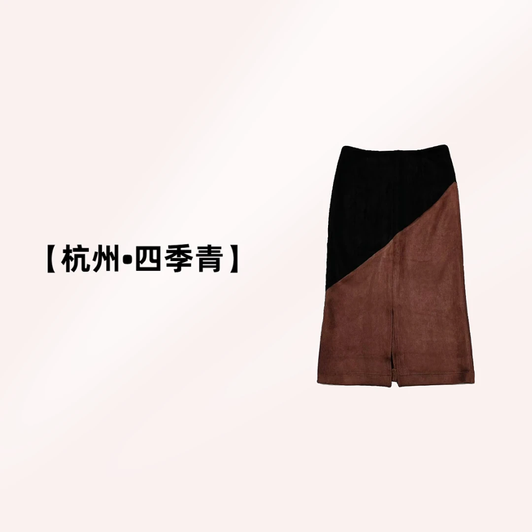 【杭州•四季青】NN3387新款绒布感重工半身裙气质时尚休闲百搭女士