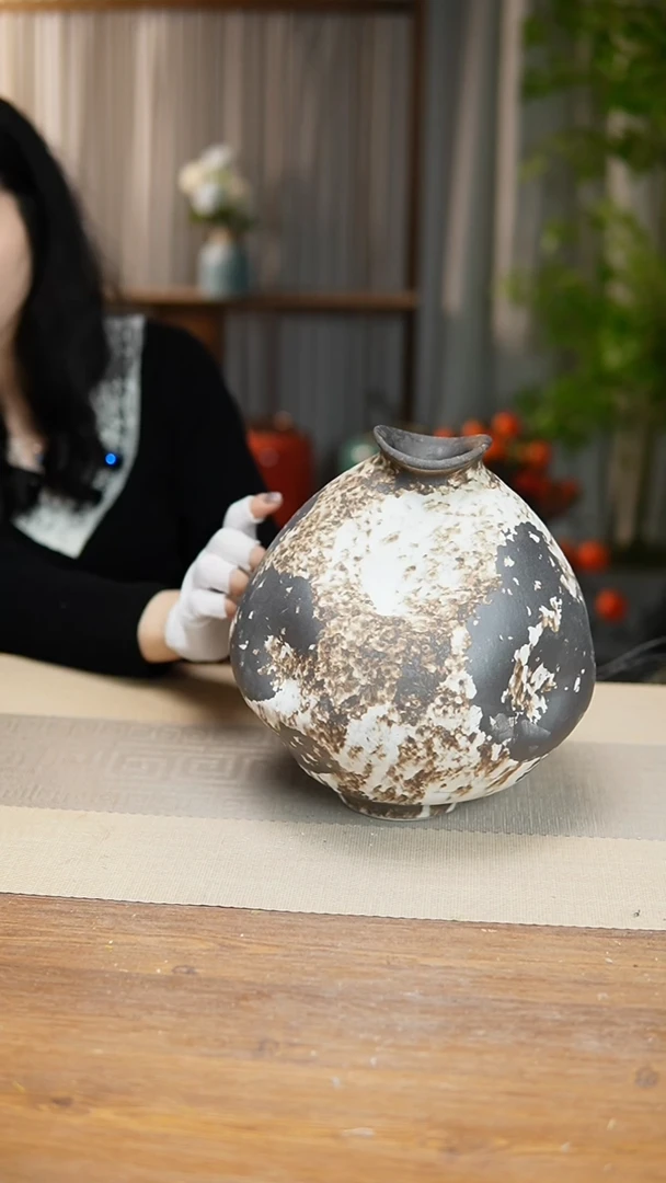 【闪购商品】陶瓷花器诧寂黑大肚