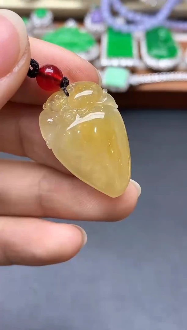 颈饰未镶嵌翡翠398-中国好珍宝