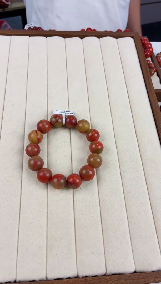 未镶嵌大山包包浆哑光手串16mm南红玛瑙一个/条
