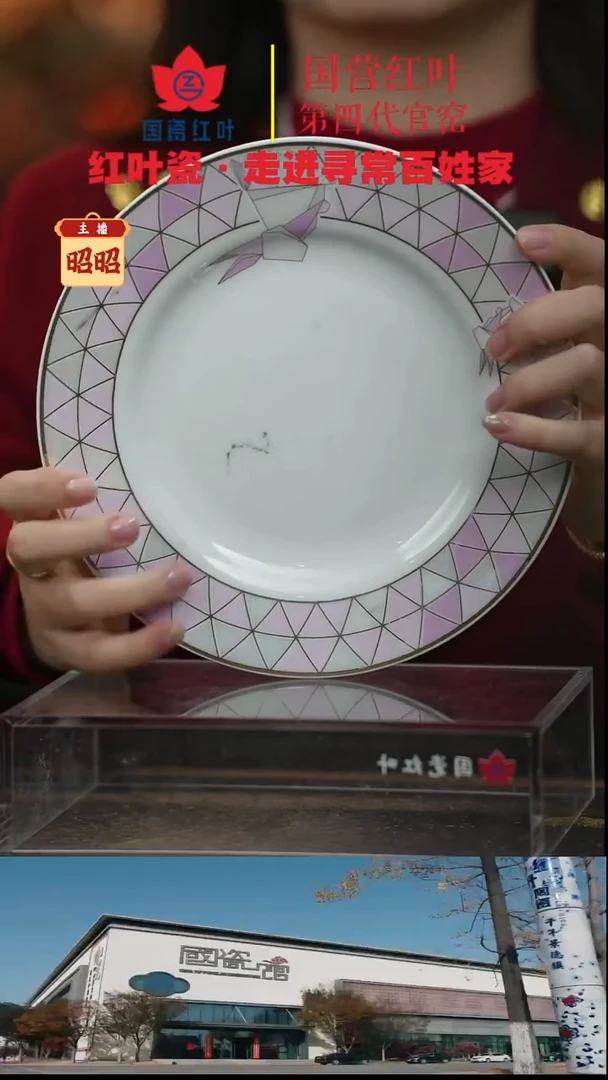 陶瓷4个微瑕小确幸8英寸平盘