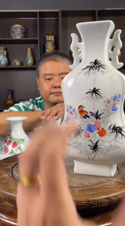 摆件景德镇陶瓷青花摆件32