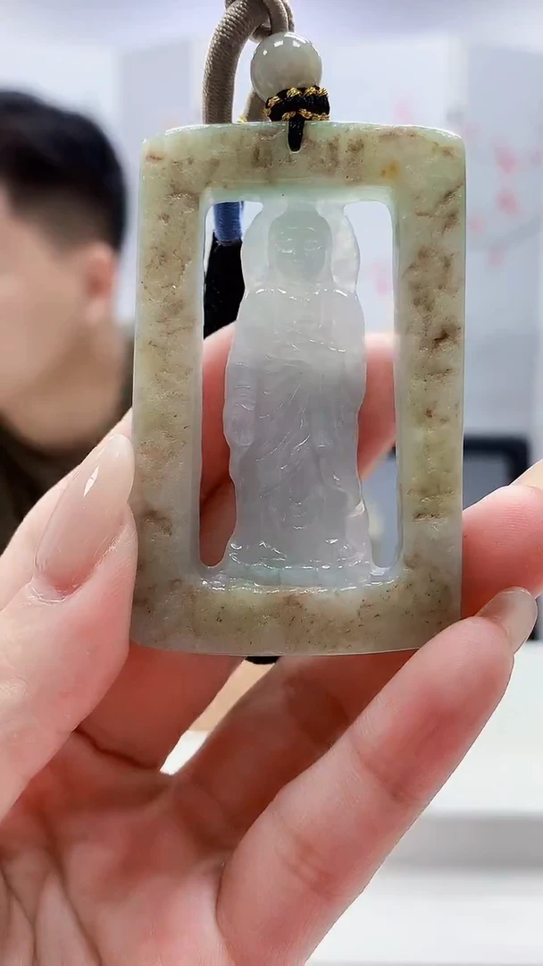 未镶嵌定制翡翠4917lr-毛货挂件139