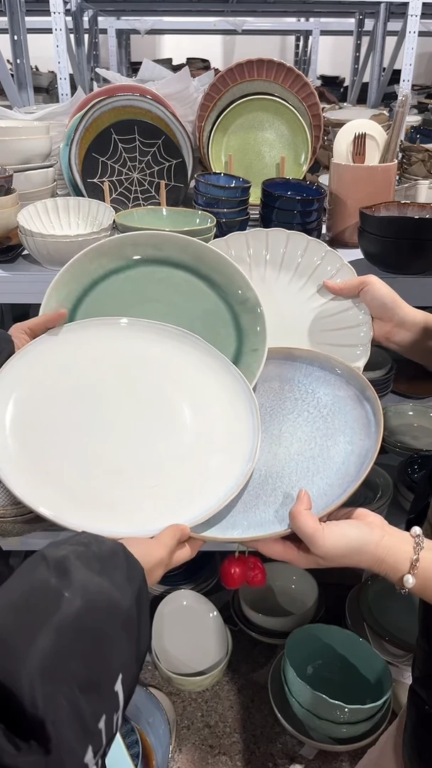 【闪购商品】瓷片外贸尾货瑕疵满20包邮X4 大盘组合