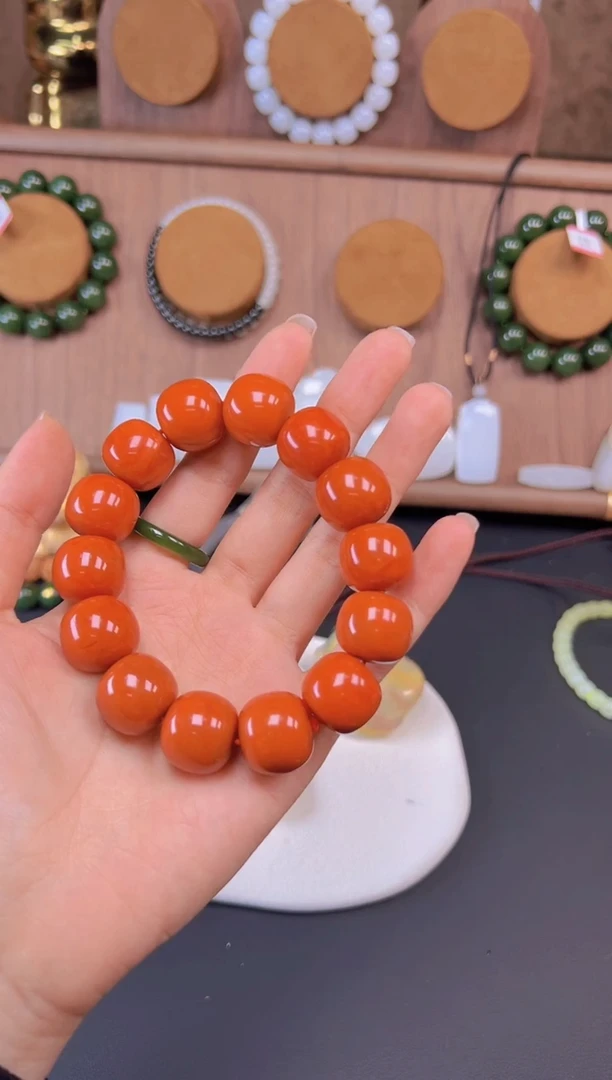 未镶嵌手串南红玛瑙JWH1001101南红17+