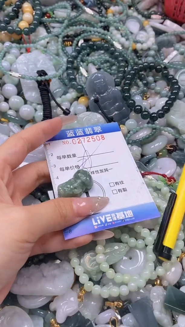 翡翠未镶嵌颈饰闪购0272508多样性发其一