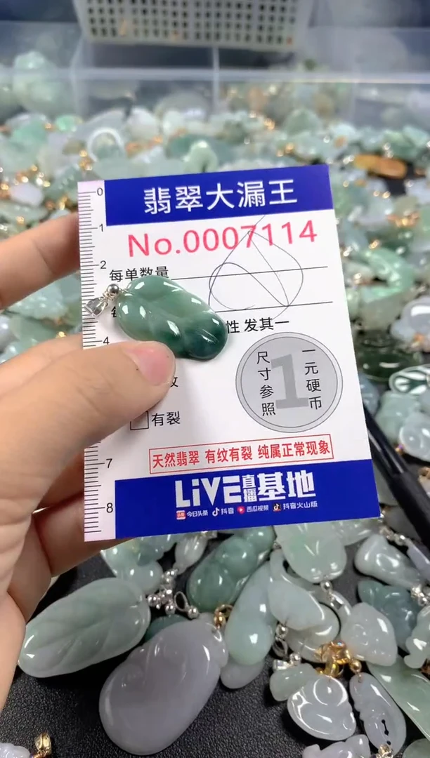 颈饰未镶嵌翡翠7114