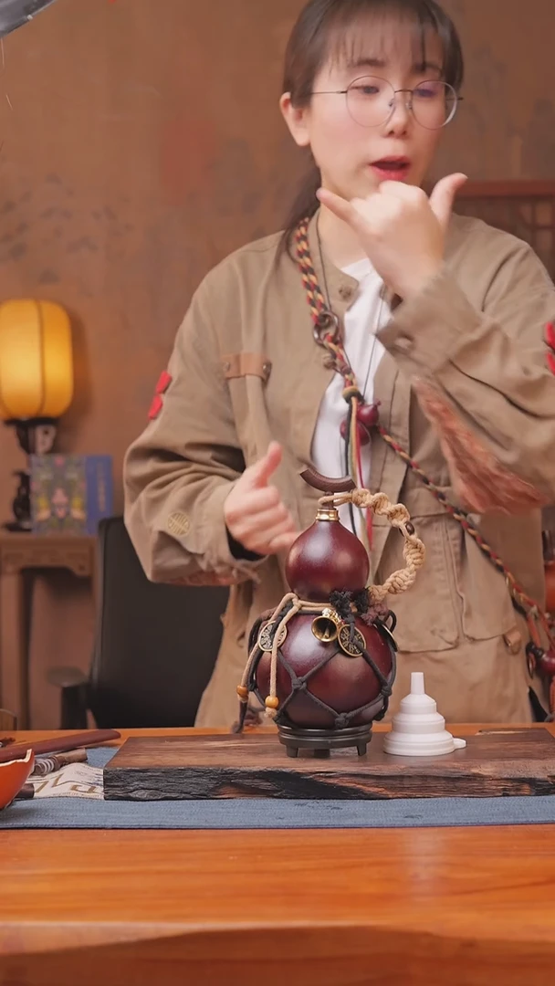 1614号链接精品大漆葫芦现货现发[一物一拍]