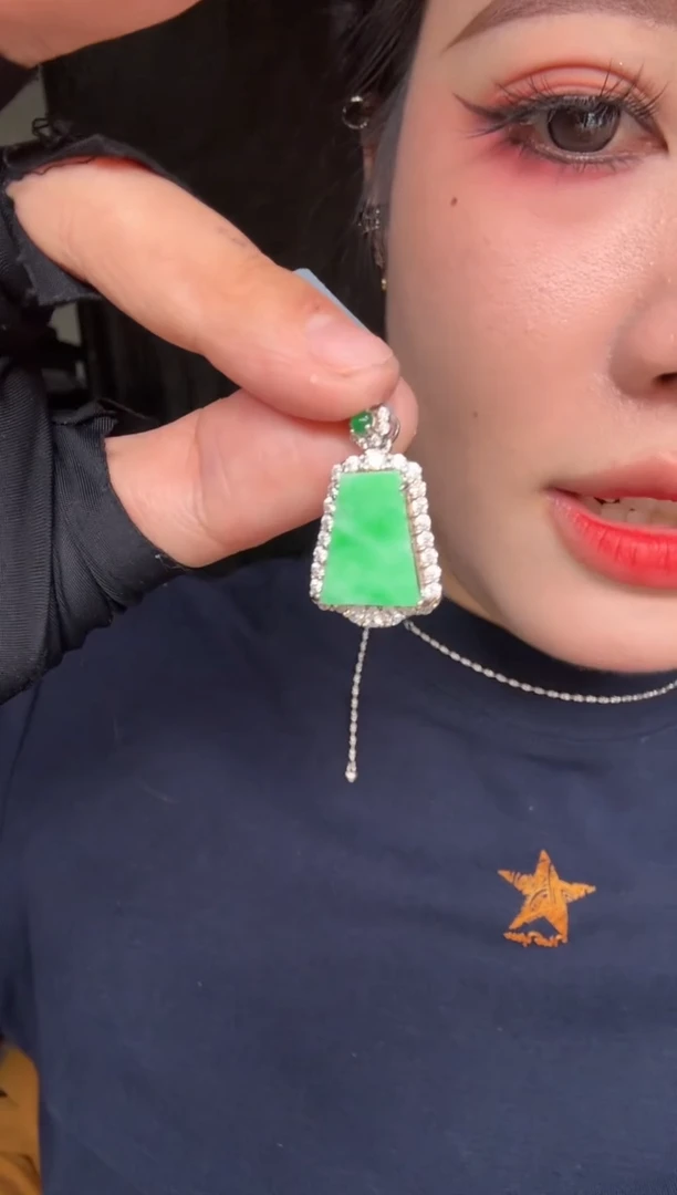 银S925镶嵌定制翡翠33定制翡翠-多样性发货（发其一）