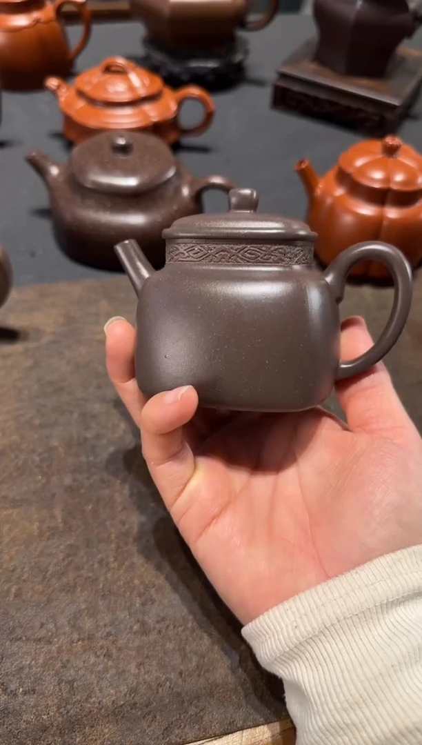 【闪购商品】紫砂茶壶四方言心