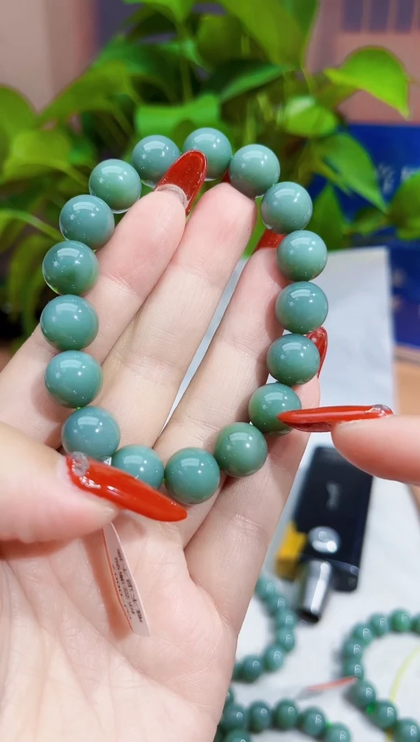手串未镶嵌和田玉纯天然和田玉俄粉青12