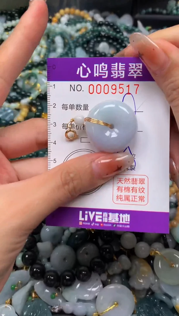 翡翠未镶嵌颈饰闪购009517