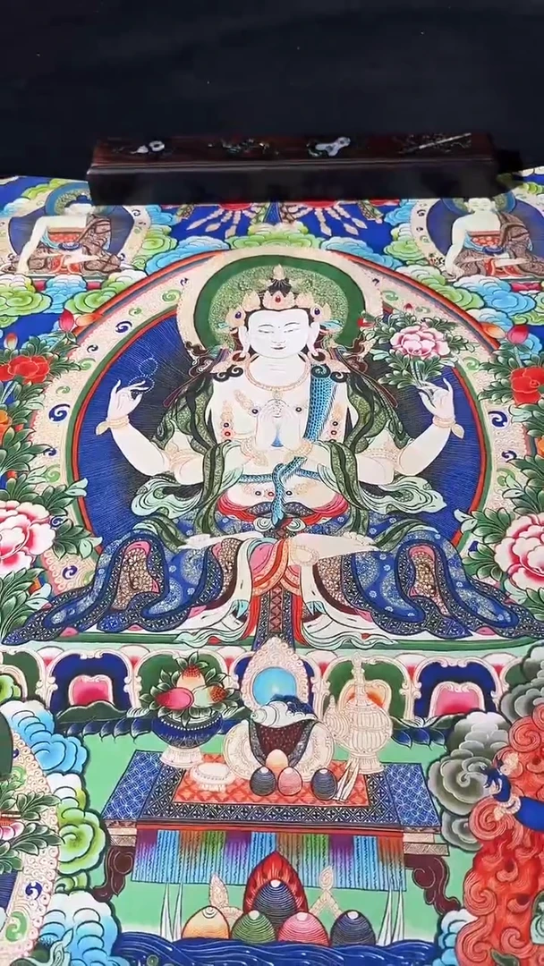 卷轴画藏式珍藏彩绘艺术馆44