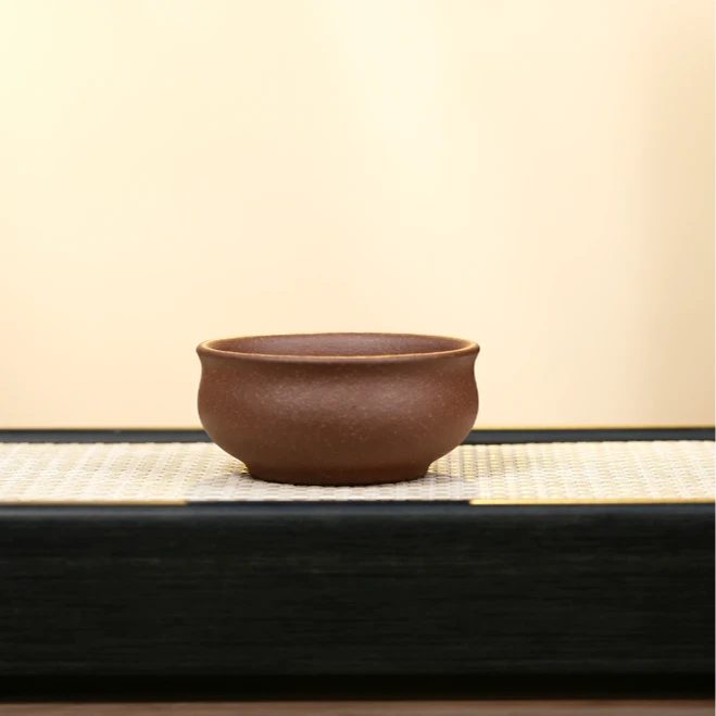 赵掌柜紫砂  紫泥浮力杯