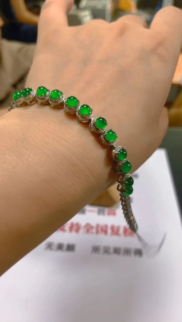 手链翡翠未镶嵌多样性发一