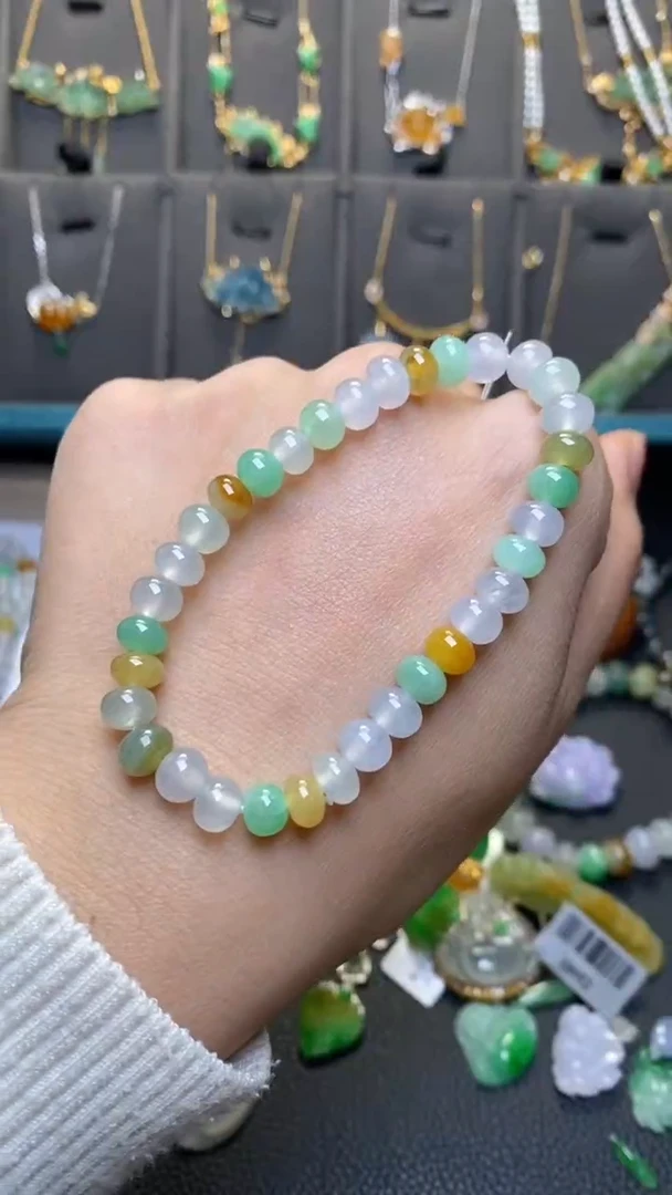 颈饰未镶嵌翡翠净货33924