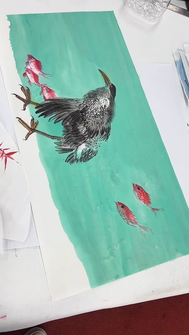 国画朱路军/国画/花鸟