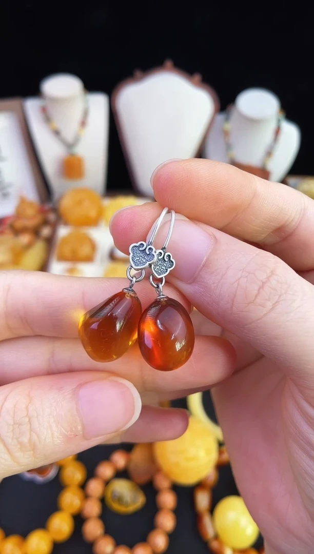 琥珀未镶嵌珠宝奇石柒月