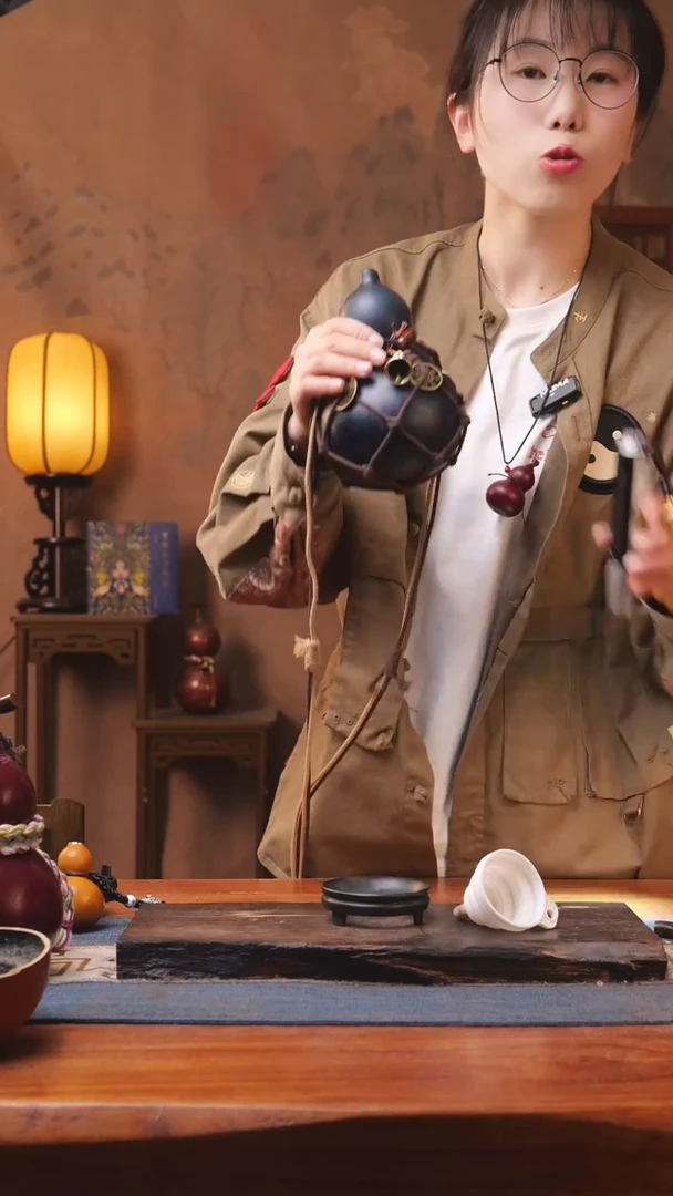 【闪购商品】190号精品大漆葫芦防腐防渗装水茶酒