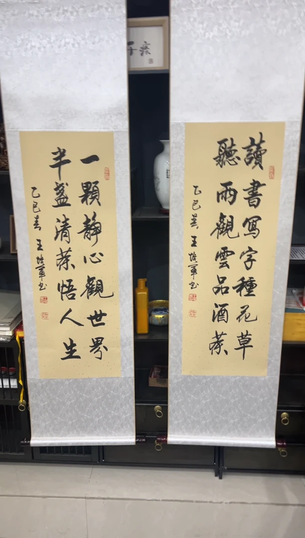 【闪购商品】书法王培军 一颗静心 读书写字 四尺四开