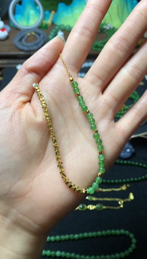 【闪购商品】和田玉手链银S925镶嵌手链