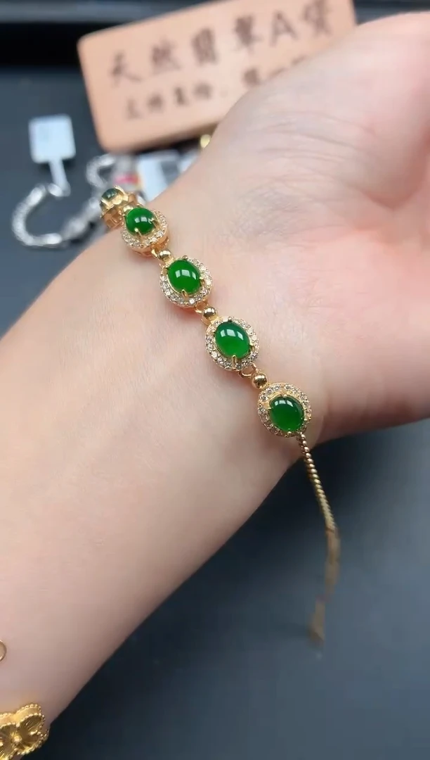 银S925镶嵌戒指翡翠111