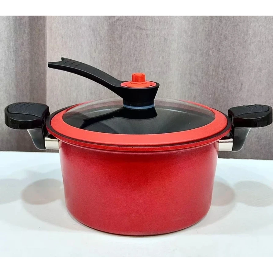 微压锅 红色珐琅铁锅 炖锅大容量家用随机发2 FL