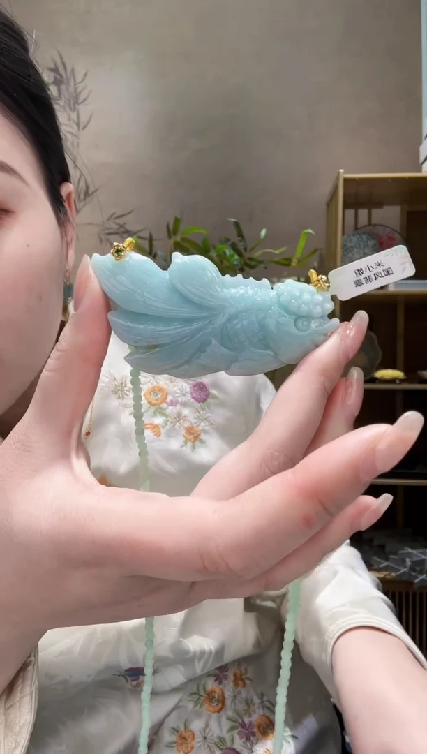 【闪购商品】翡翠耳饰未镶嵌吊坠