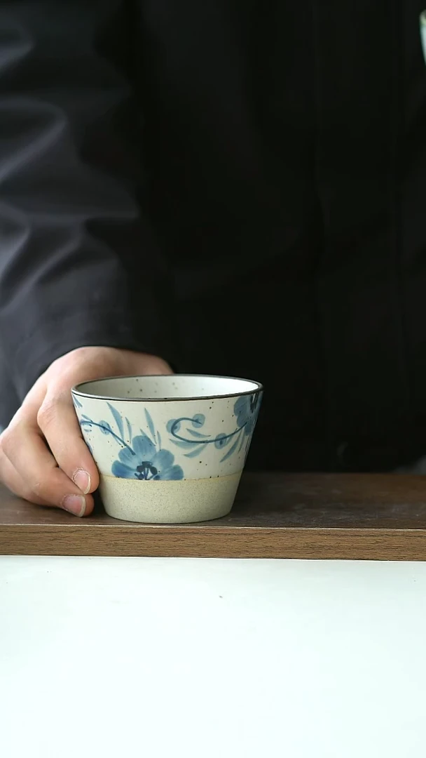 【闪购商品】陶瓷七里香猪口杯220ML@4-2@