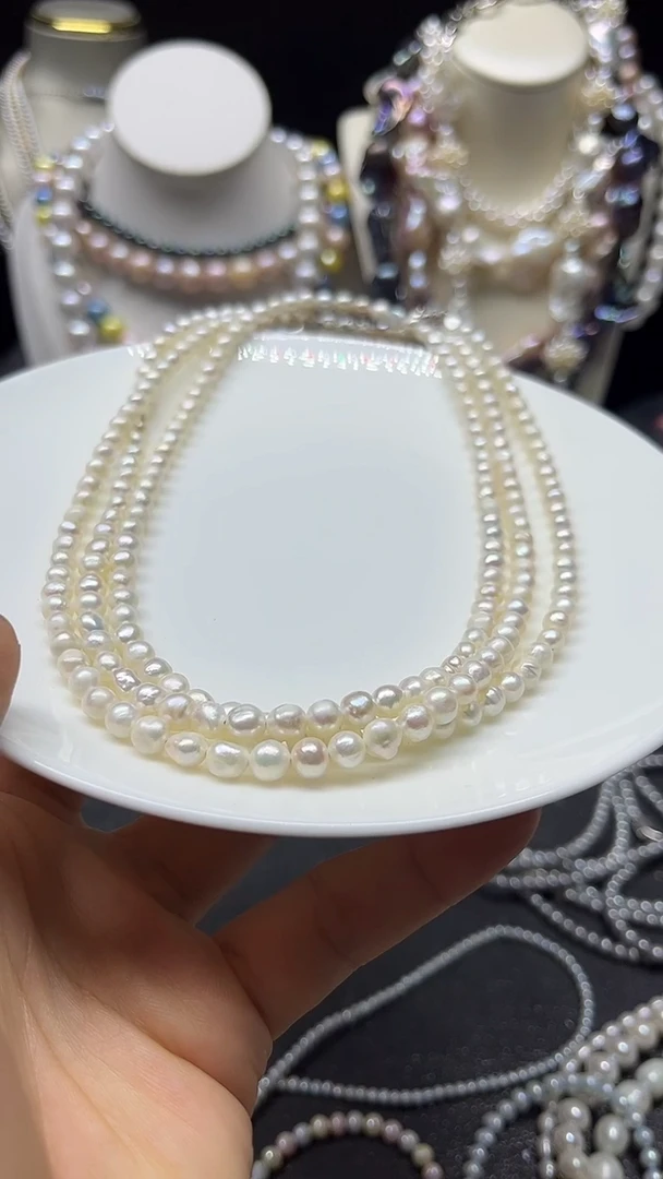 颈饰未镶嵌淡水珍珠多人