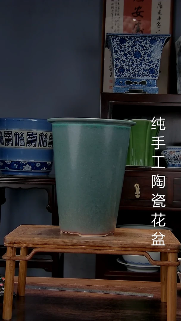 景德镇陶瓷手工花盆